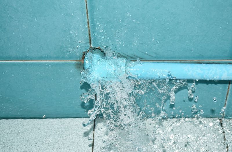 Burst Water Line Repair