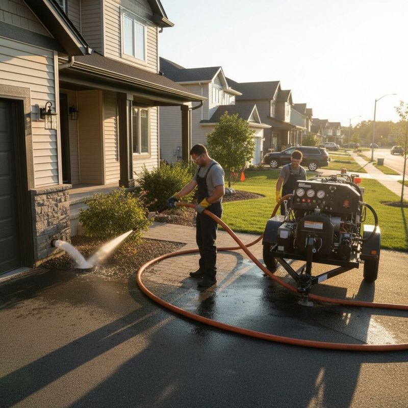 Exterior Drain Cleaning