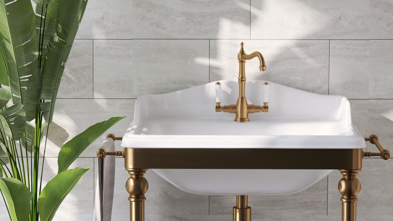 Porcelain Sink Installation